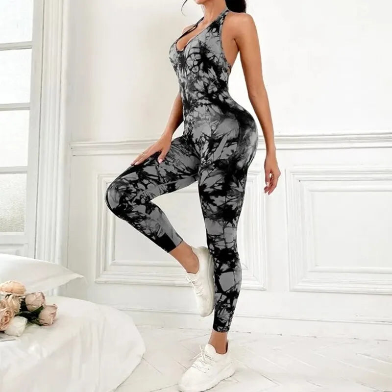 Backless Sling Womens Full Yoga Suit