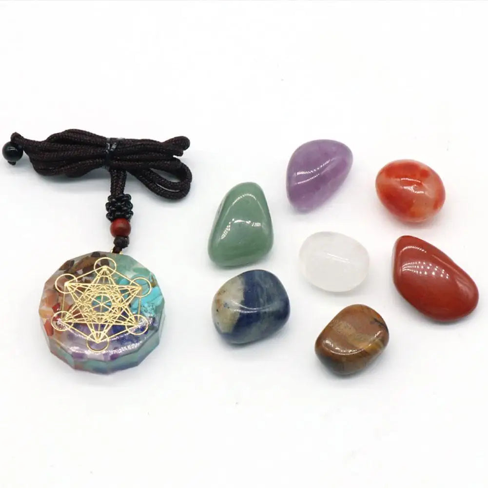 Natural Crystal Chakras Healing Kit