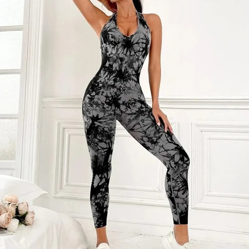 Backless Sling Womens Full Yoga Suit